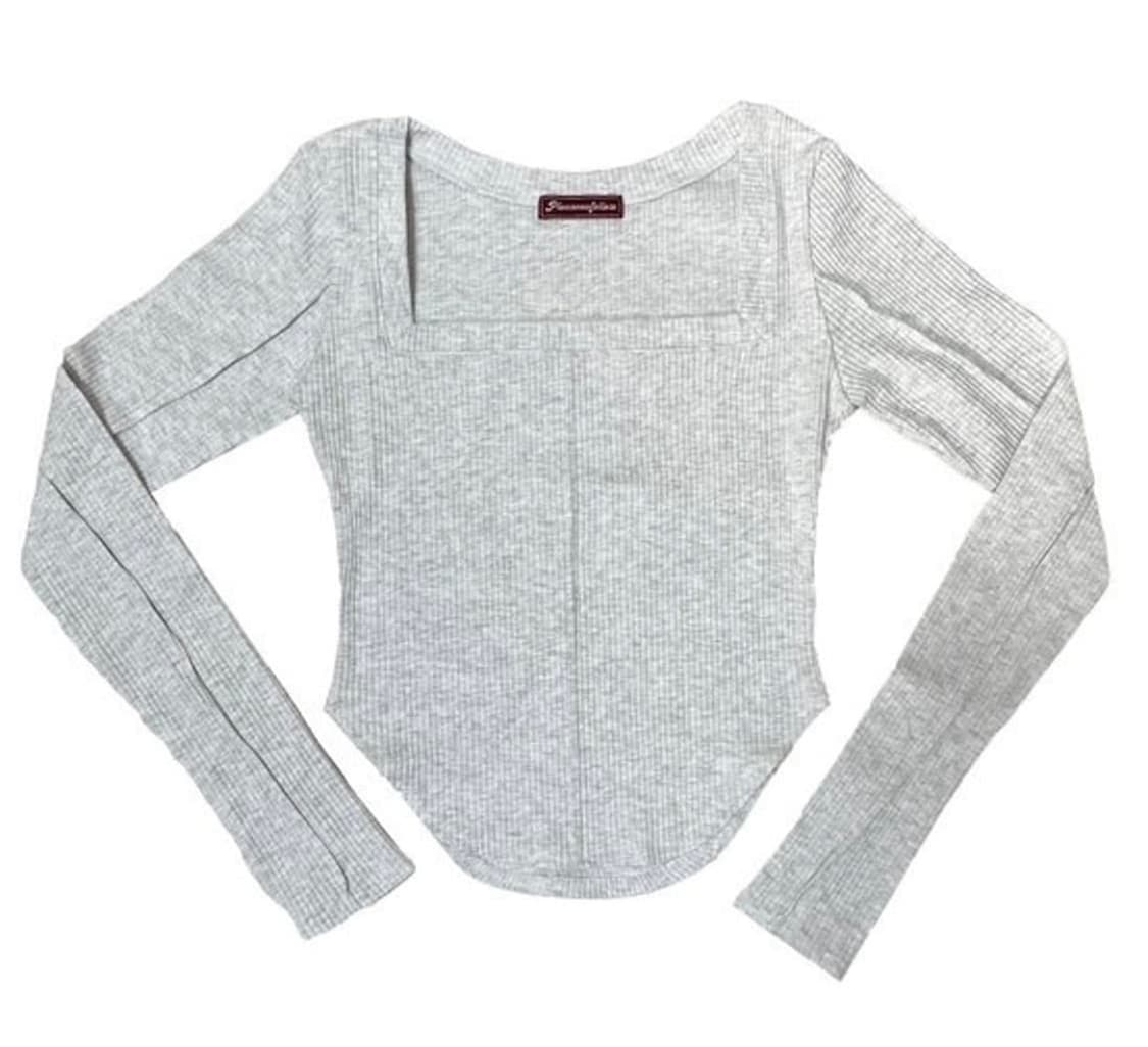 플노팔 바비탑 화이트멜란지 상품이미지1