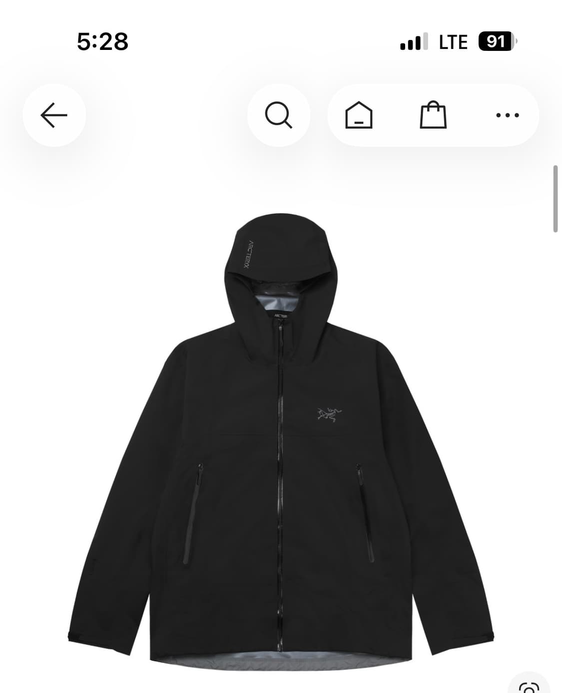 아크테릭스 베타 자켓 블랙(L-M교환) 상품이미지1