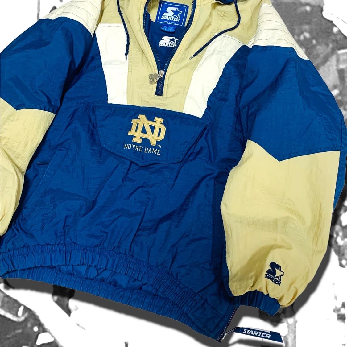 Starter 스타터 노트르담 파이팅 아이리쉬 아노락 상품이미지3