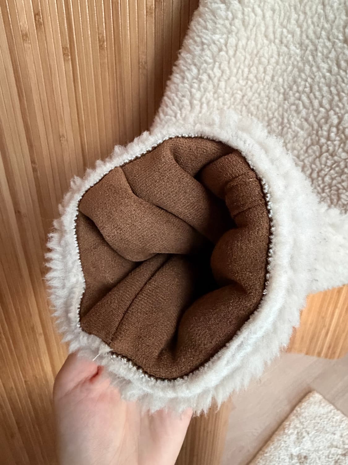 리버시블 하이넥 숏코트 (양모100) 상품이미지5