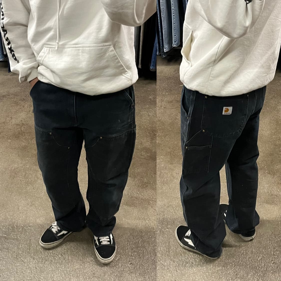 Carhartt 블랙 더블니 팬츠 (32-33“) 상품이미지6