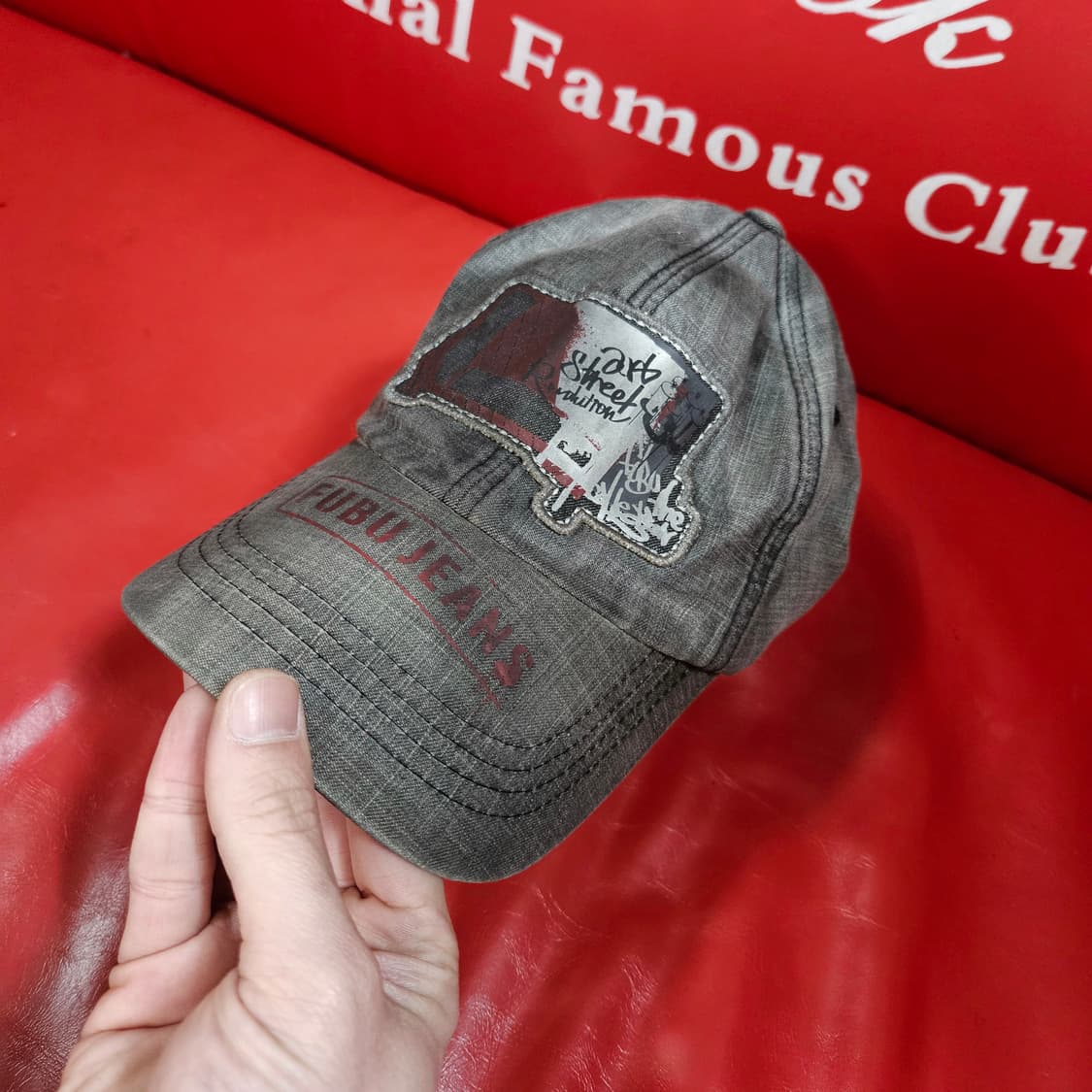 FUBU COLLECTION 08's y2k 빈티지 패치드 볼캡 상품이미지4