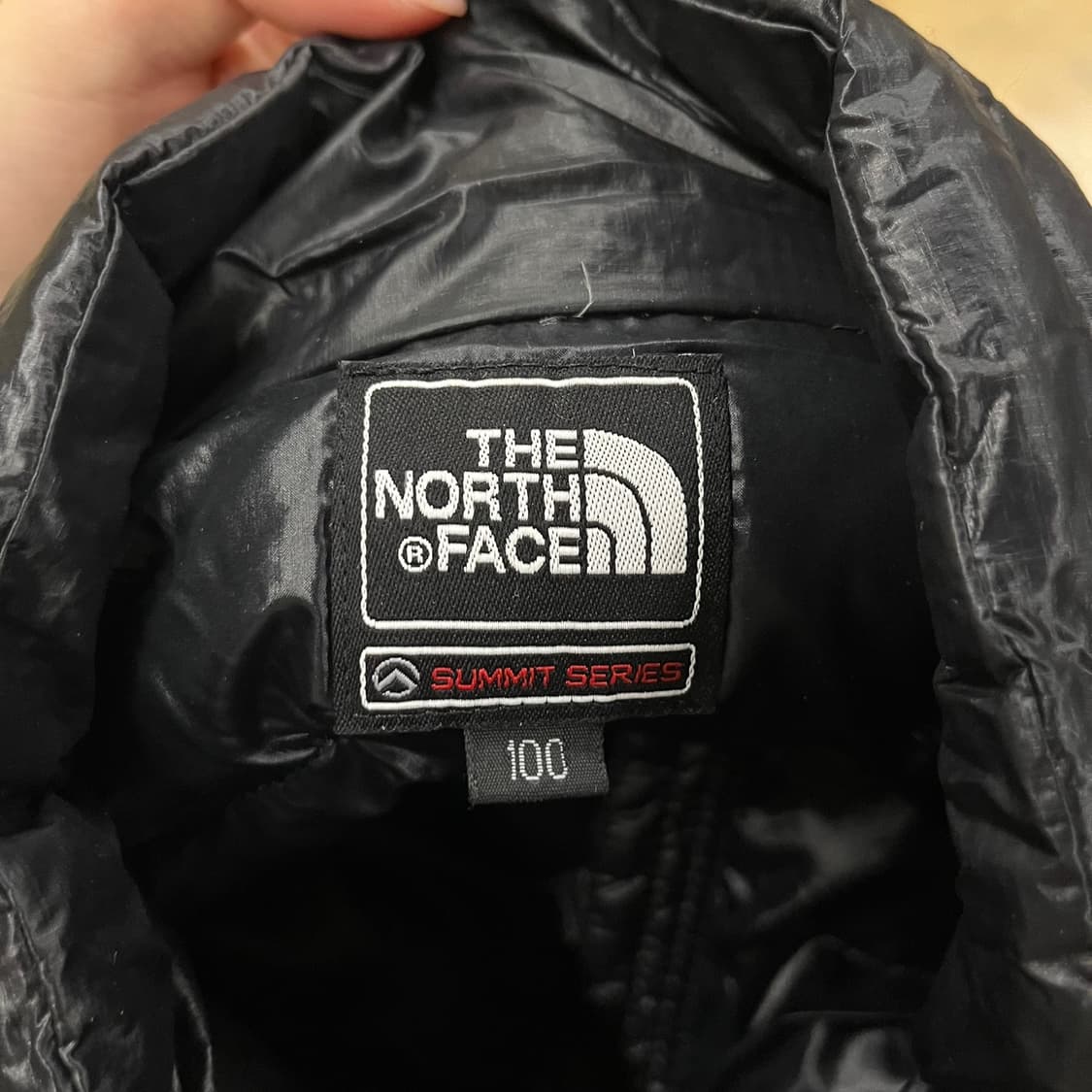 [정품/100] 노스페이스 써밋 800 경량 패딩 블랙 b17 상품이미지6