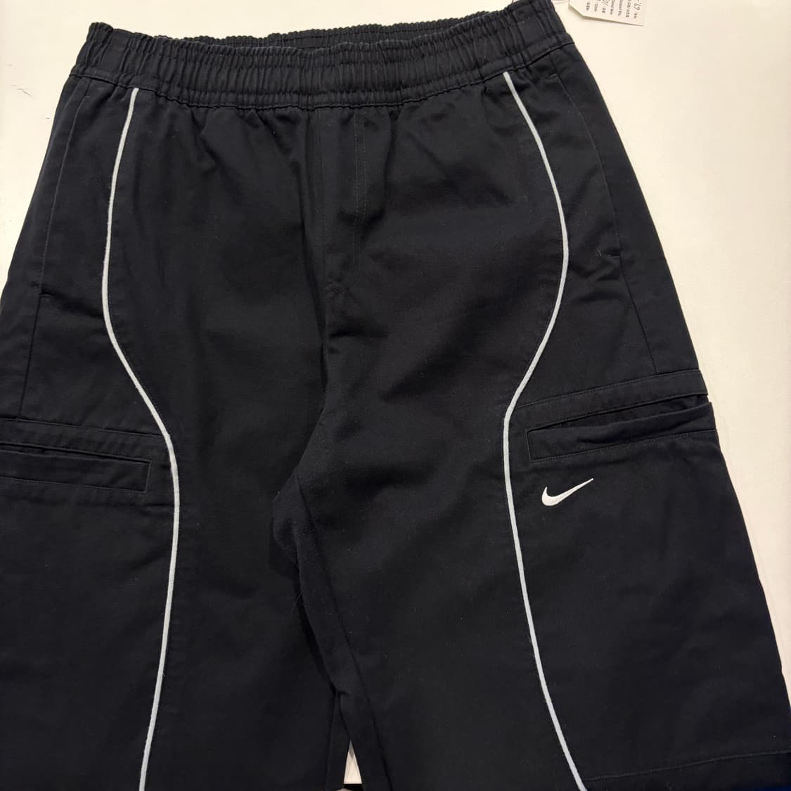 [L] 나이키 NSW 하이웨스트 블랙 트랙 카고 바지 팬츠 D468 상품이미지3