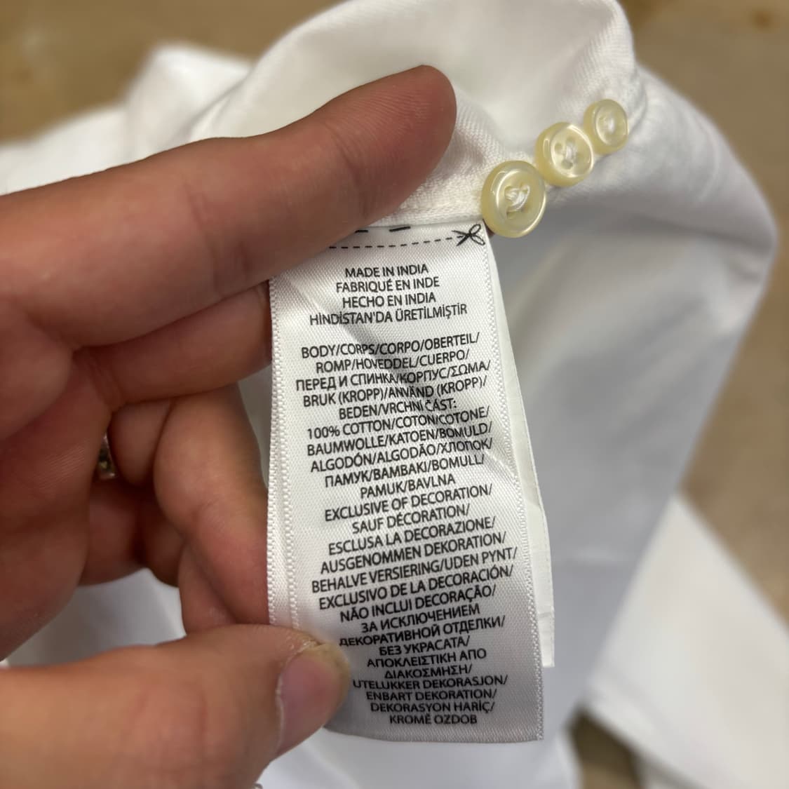 XXL 폴로랄프로렌 커스텀핏 화이트 셔츠 상품이미지5