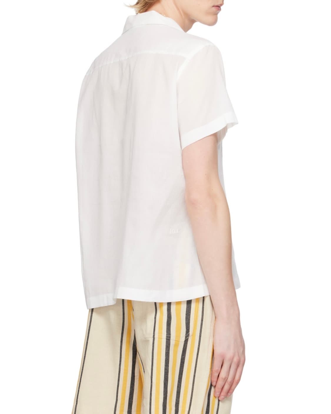 Bode 화이트 반팔 셔츠 상품이미지3