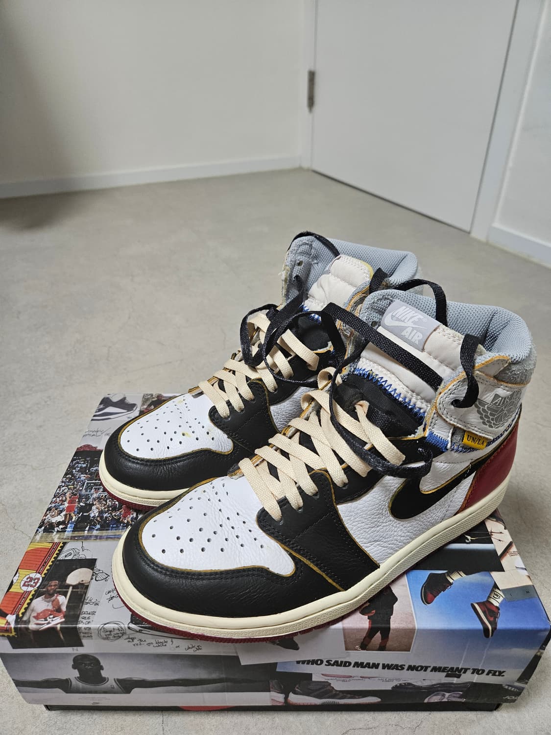 [260] 조던1 유니온 블랙토 상품이미지1