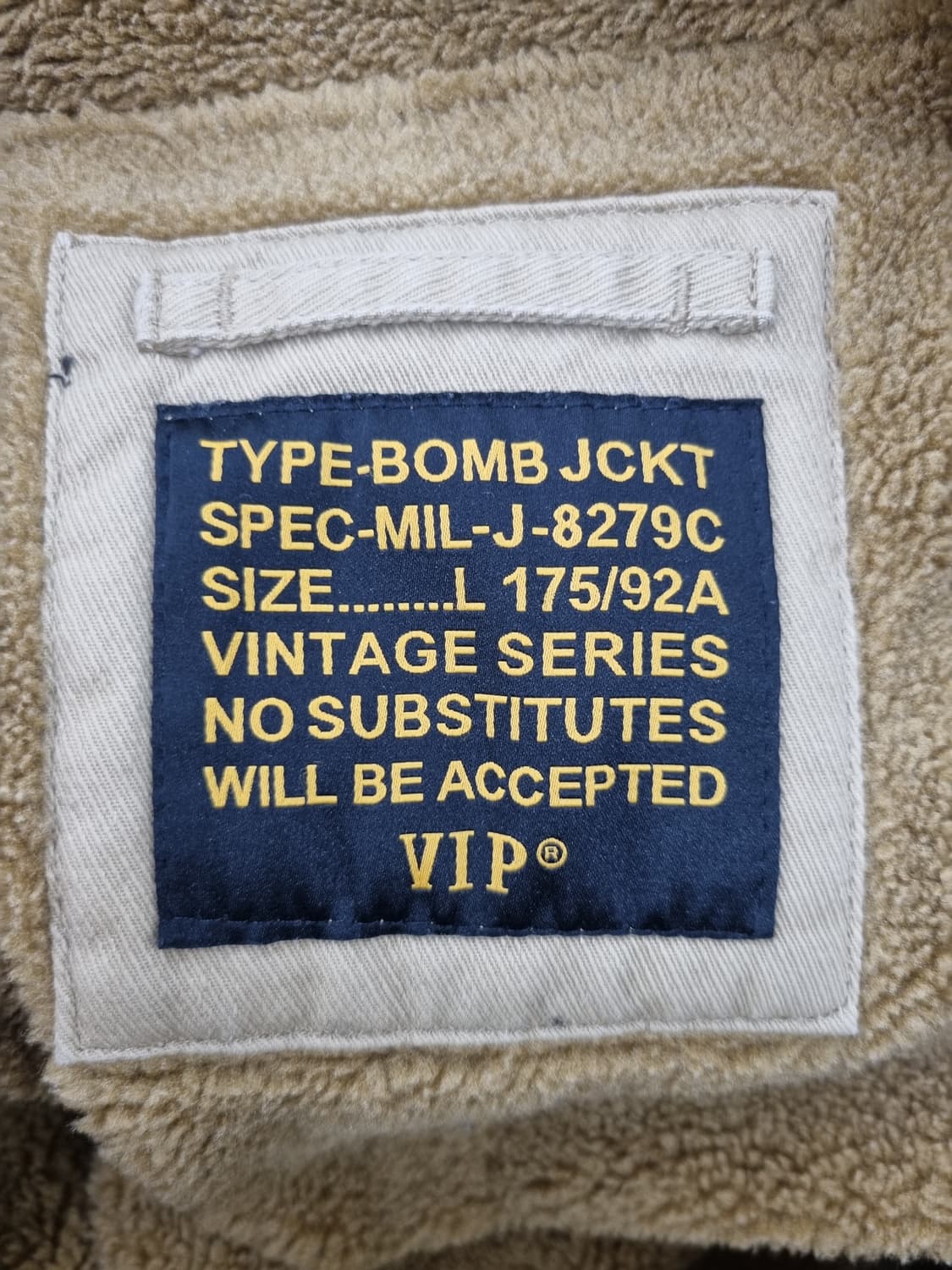 VIP 베어솔저 빈티지 밀리터리 봄버자켓 상품이미지3
