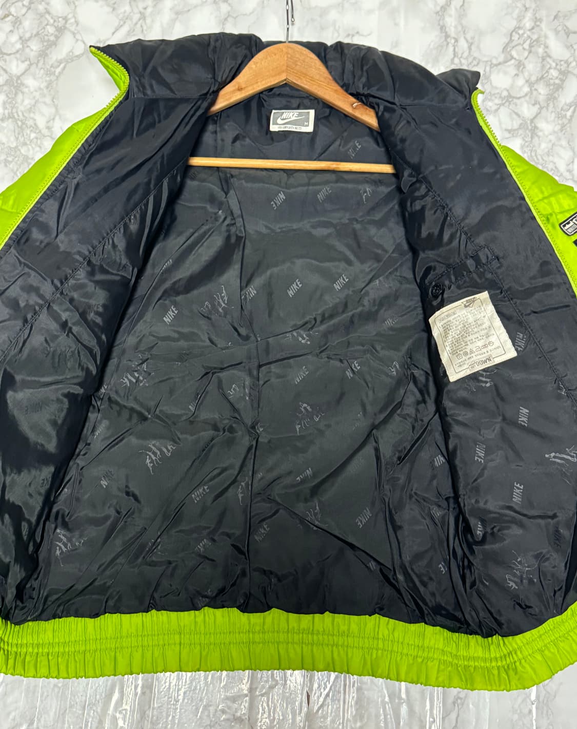 나이키 연두콩 90s 삼나스포츠 숏패딩 자켓 상품이미지5