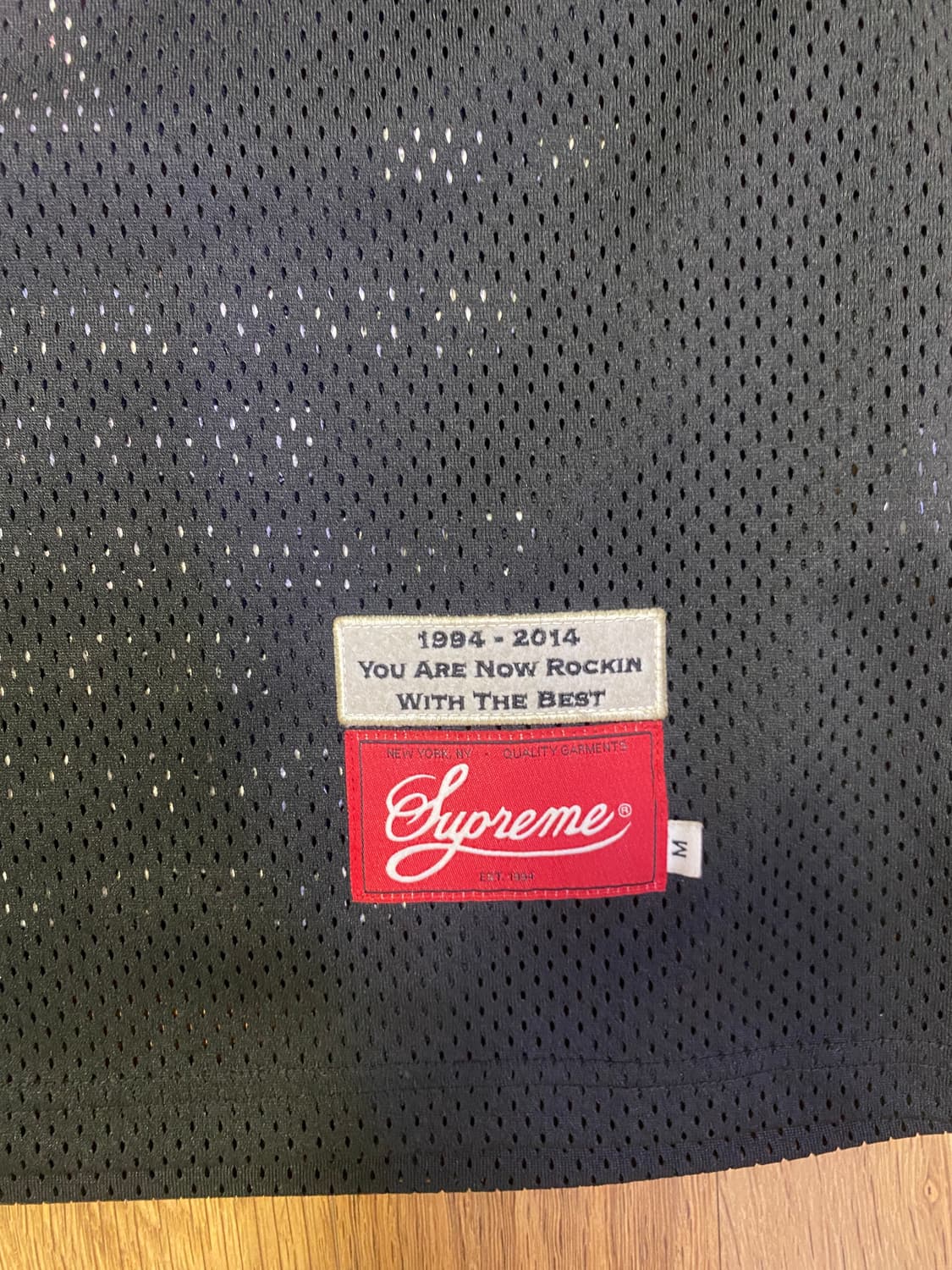 14ss / 슈프림 헤일매리 져지 / 블랙 / m 상품이미지3