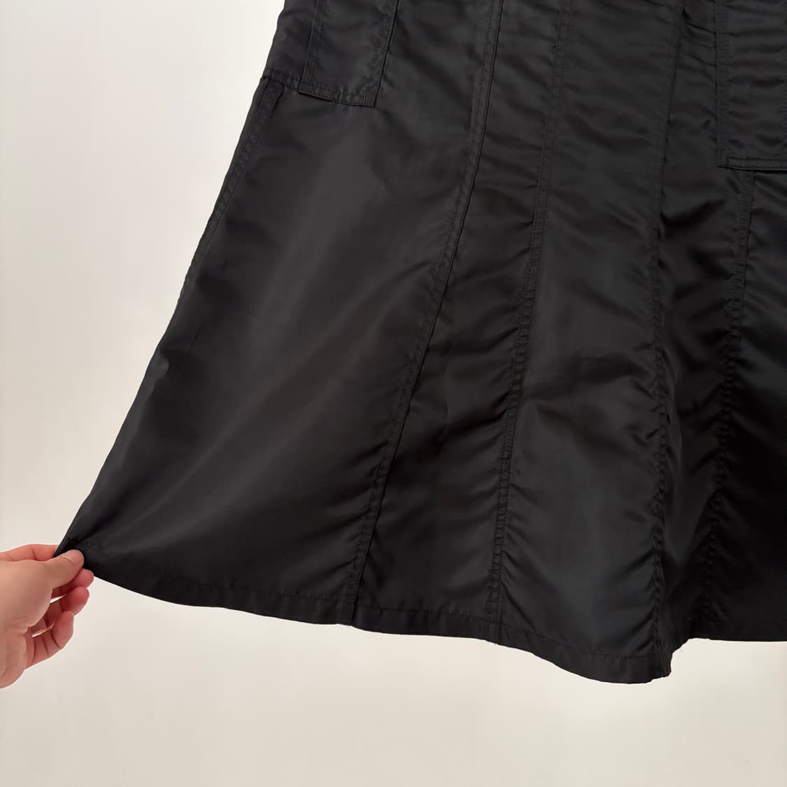 Nylon Cutting Line Cargo Skirt 상품이미지8