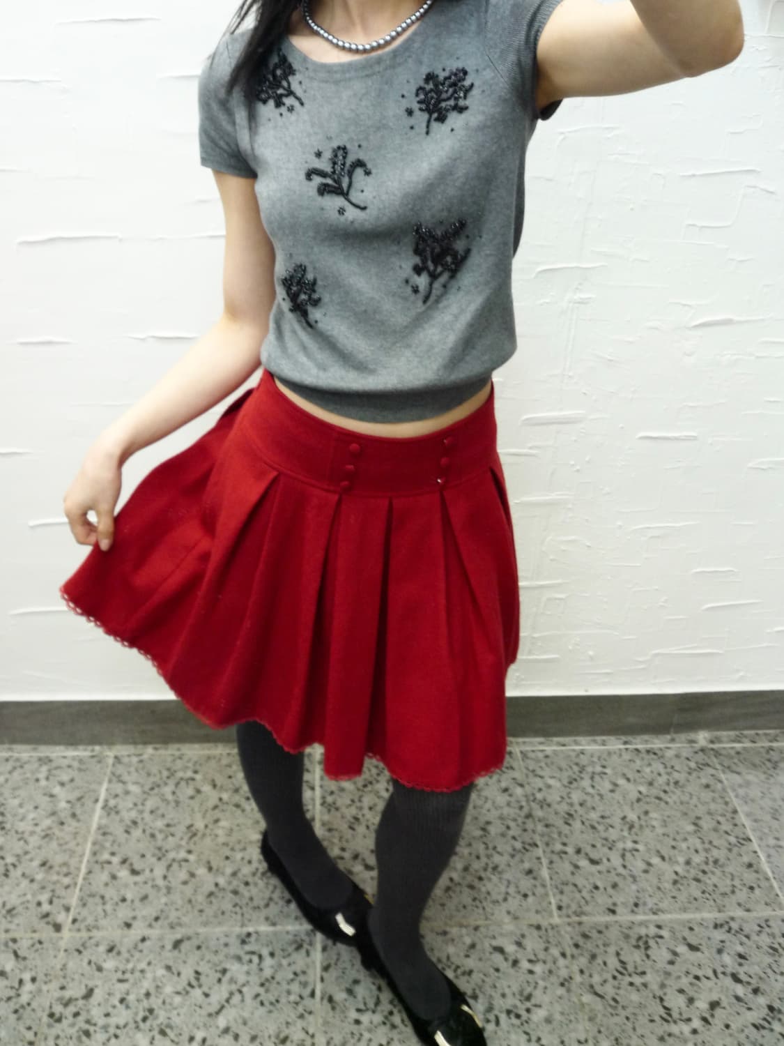 scarlet buttons midi skirt 상품이미지2