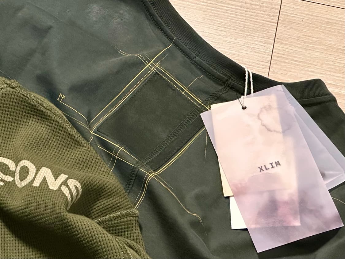 XLIM EP.8 02 롱슬리브 챠콜 상품이미지1