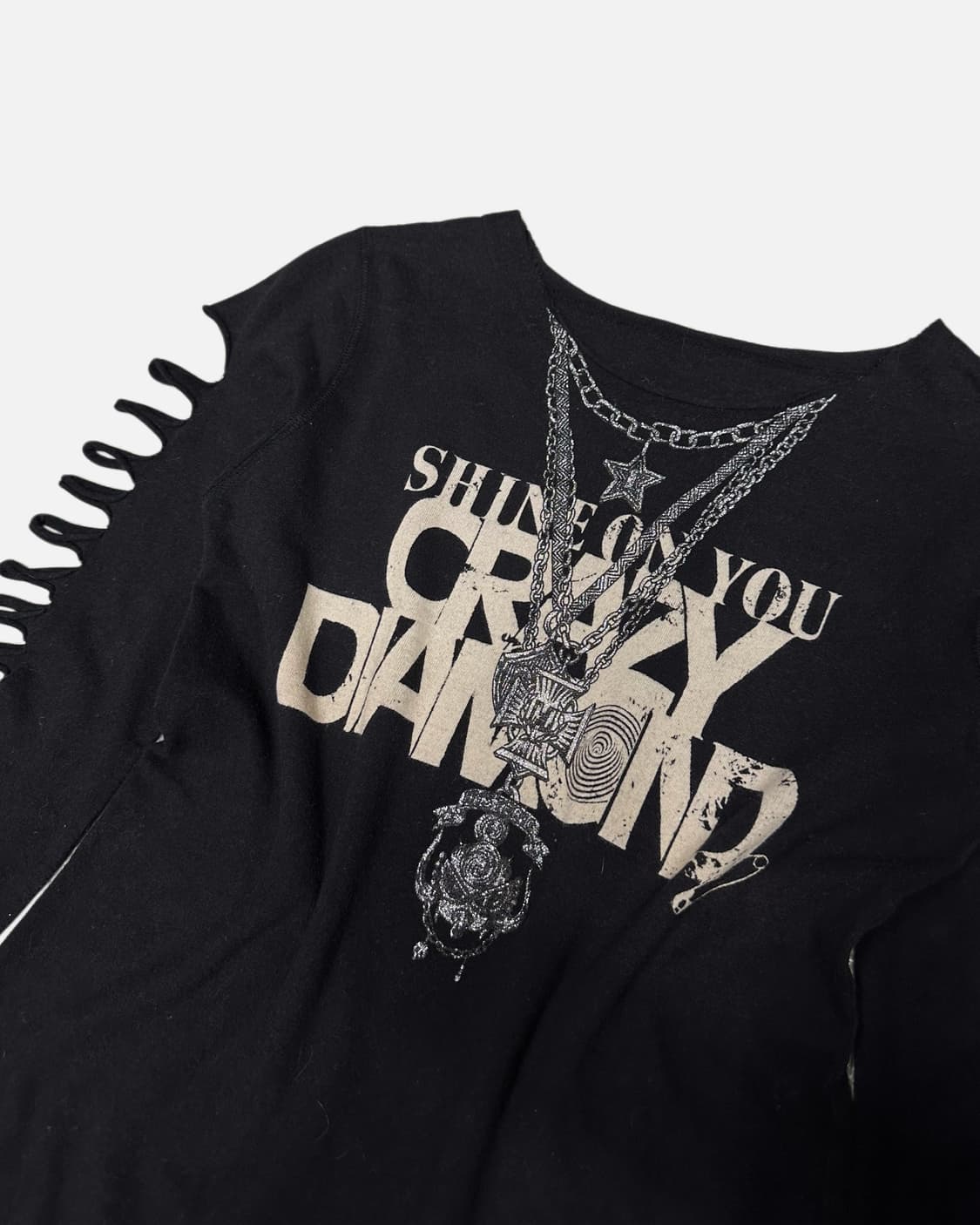 rough cut-out punk t-shirt 상품이미지2