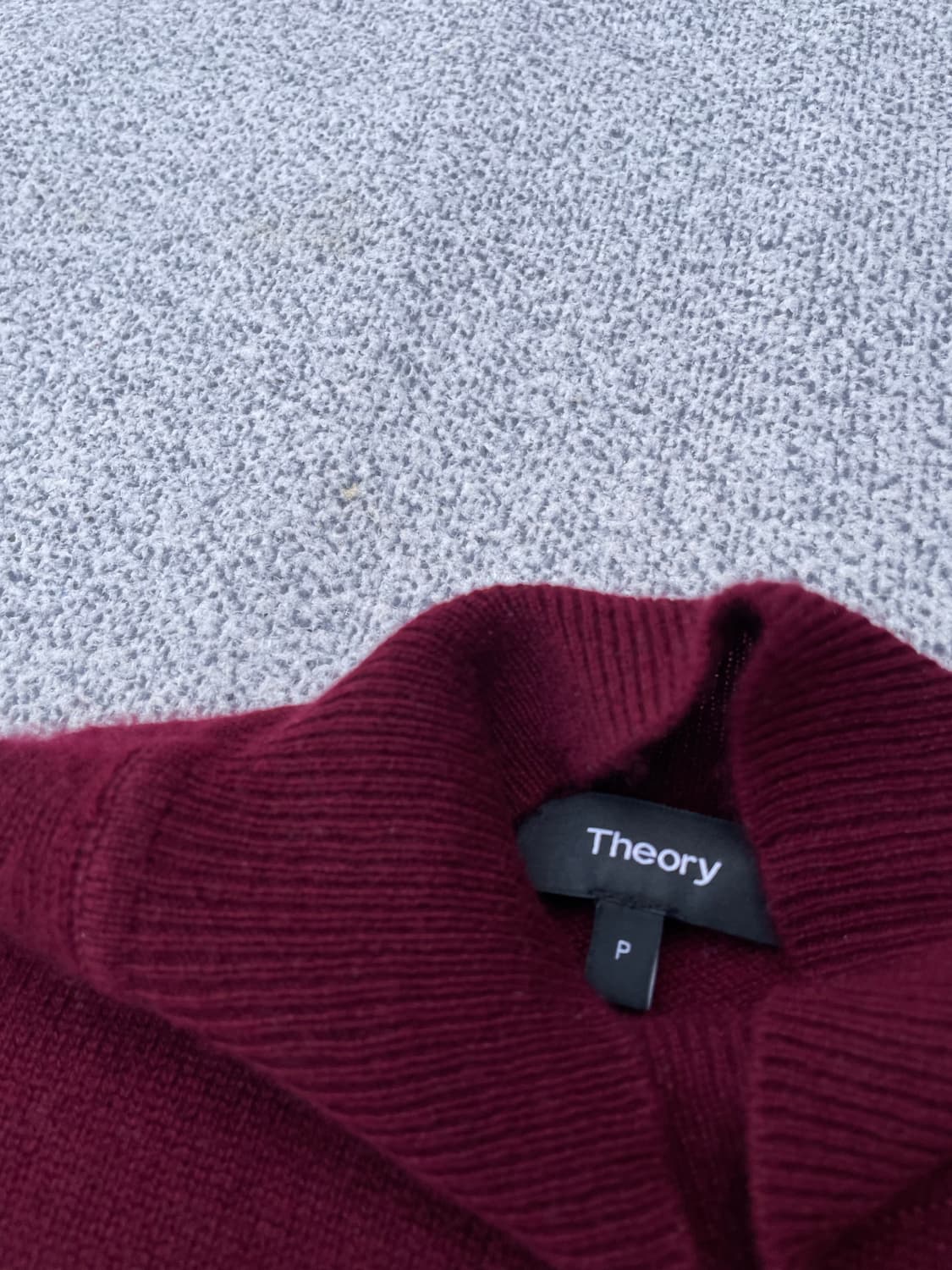 띠어리 캐시미어100 목폴라 니트 44-55 상품이미지4