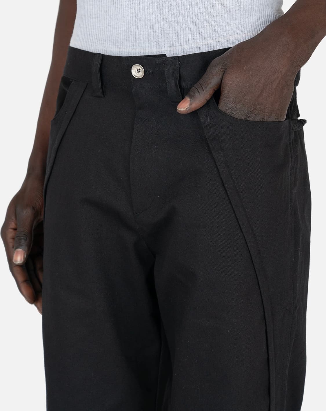 엑슬림 EP.2 02 TROUSERS BLACK 상품이미지4