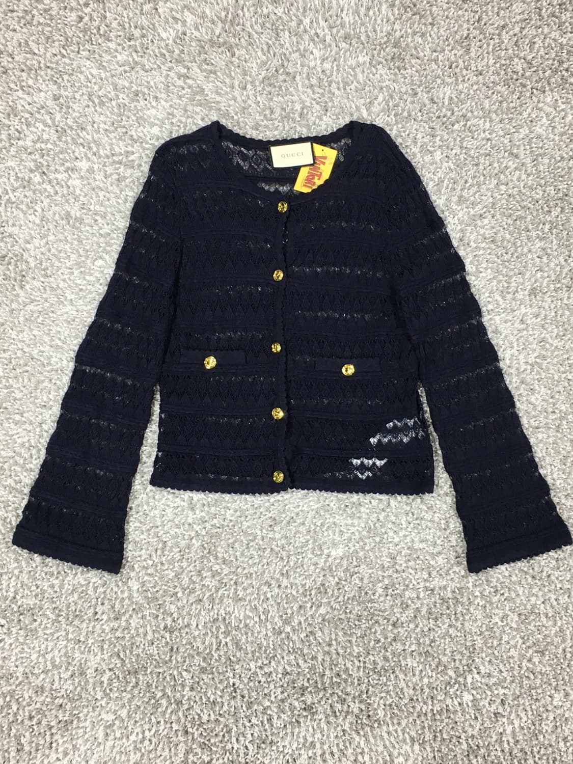 구찌 네이비 니트 가디건 상품이미지1
