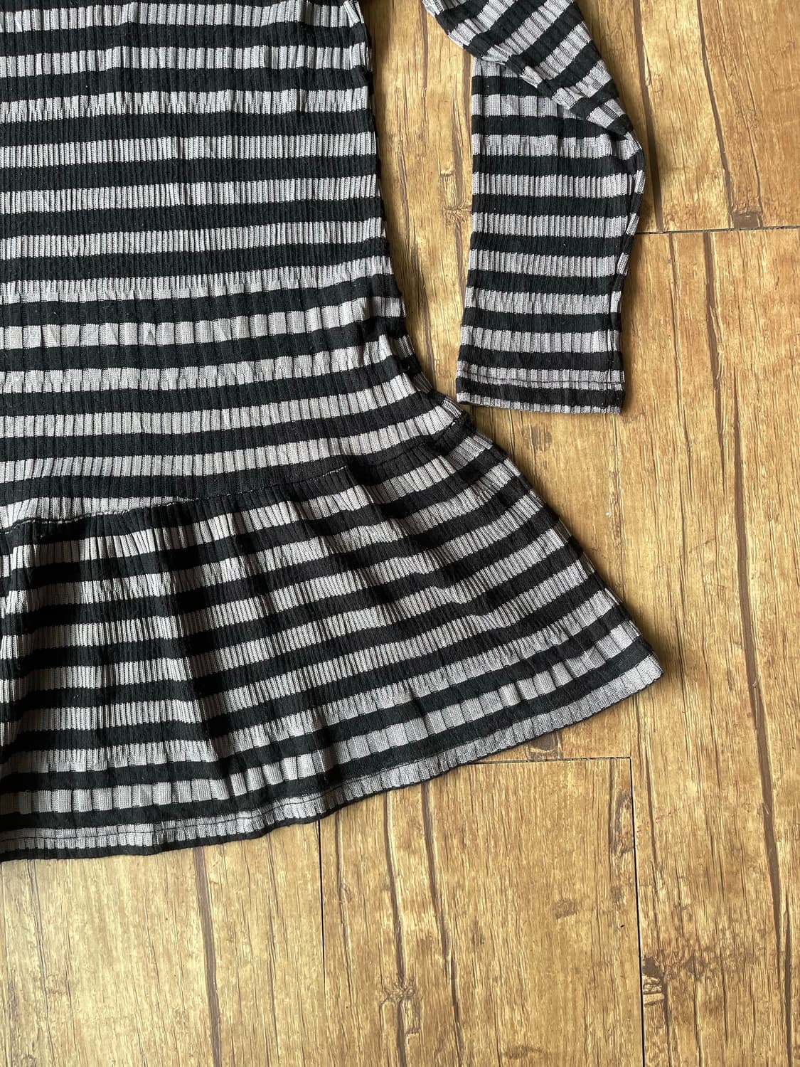 Stripe Flare Knit Top / Mini dress 상품이미지4
