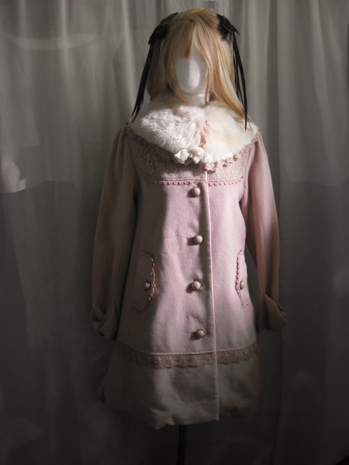 Axes femme 엑시즈팜 핑크 코트 상품이미지1