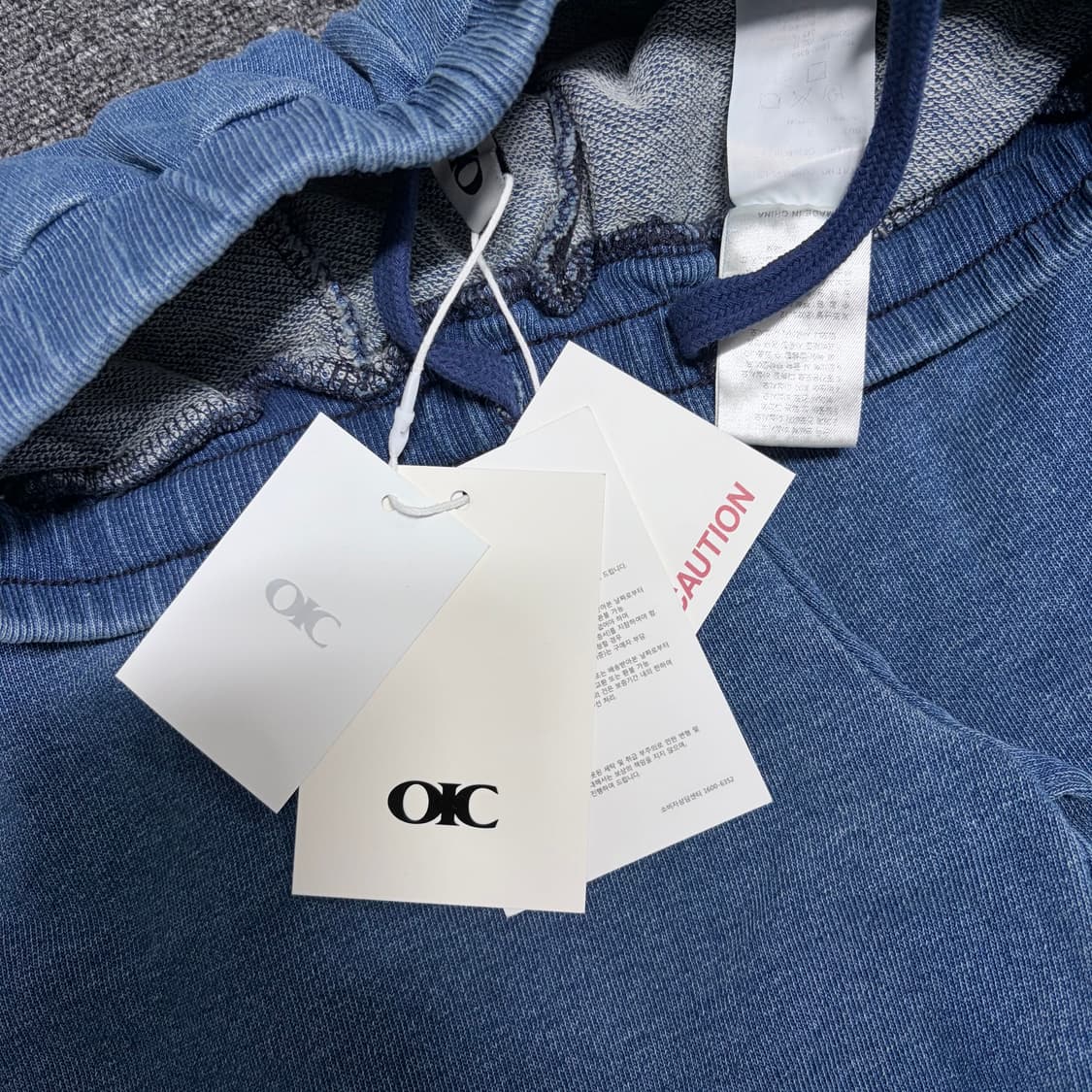 OIOI 빈티지 스웻 와이드 팬츠 새상품 상품이미지3