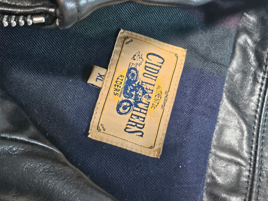 CIDU Leather 말가죽 추정 라이더자켓 XL 상품이미지4