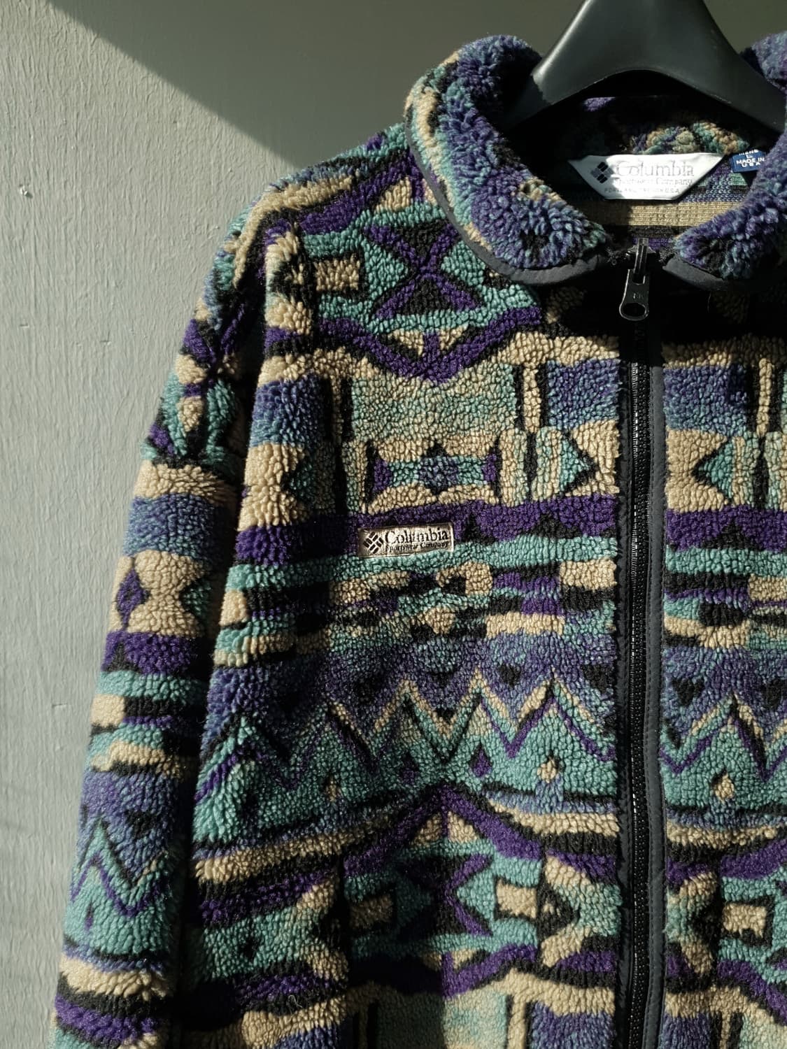 90s Columbia aztec fleece jk 상품이미지3
