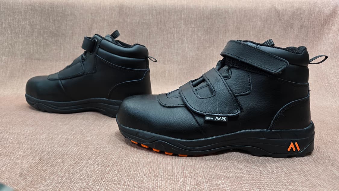 MARK 새상품 안전화 250mm- 마크 벨크로 안전화 블랙 상품이미지4