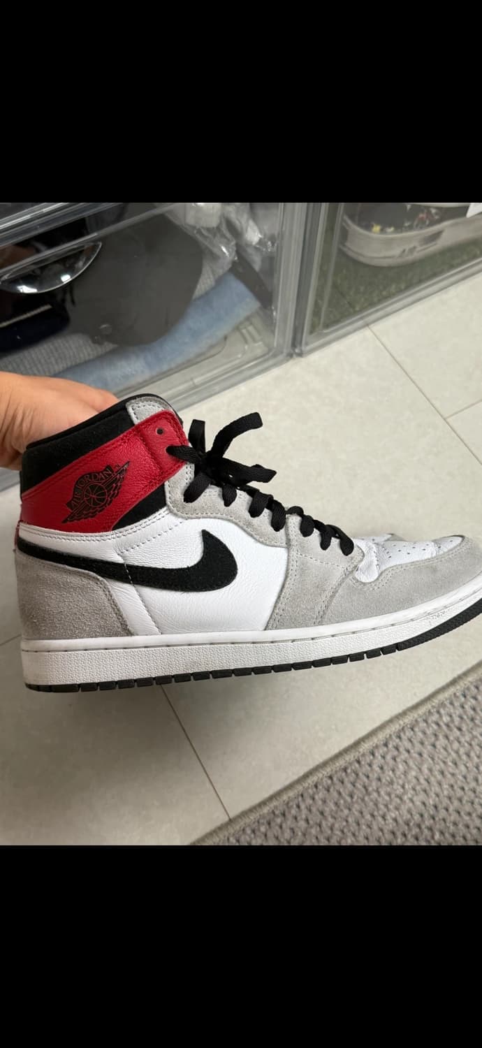 조던 1 레트로 하이 OG 라이트 스모크 그레이 260 상품이미지7