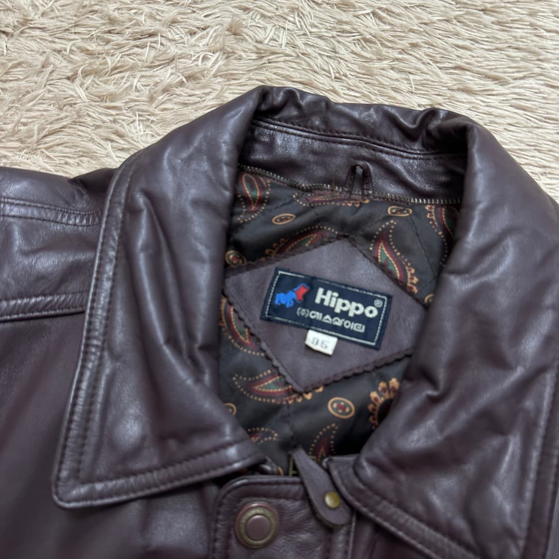 히포 hippo 소가죽 자켓 상품이미지6