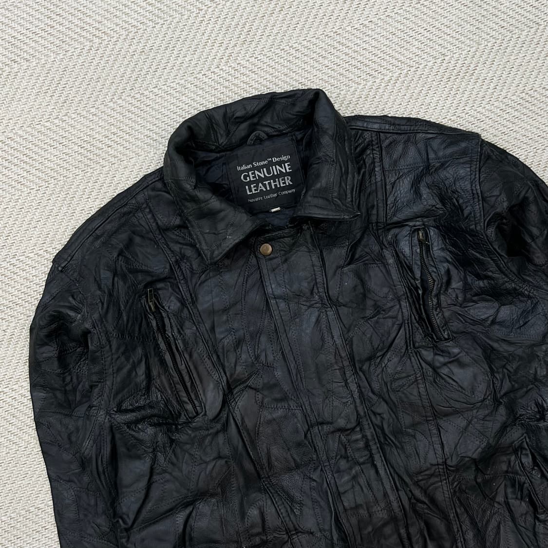 리얼 레더 봄버자켓 r2791 상품이미지3