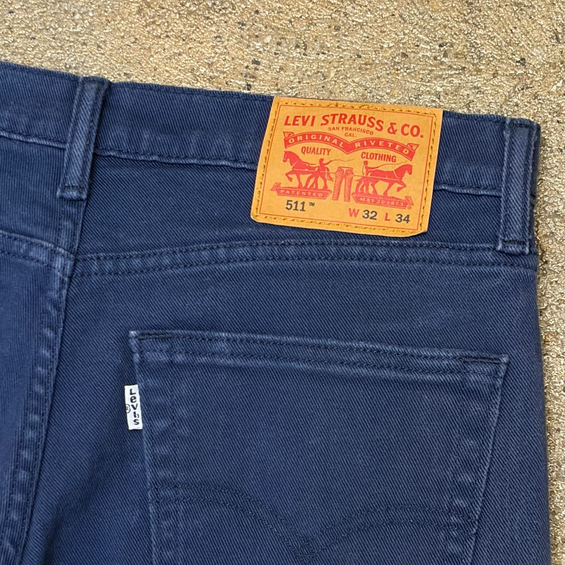 00s 미국 빈티지 리바이스 511 네이비 블루 청바지 상품이미지6
