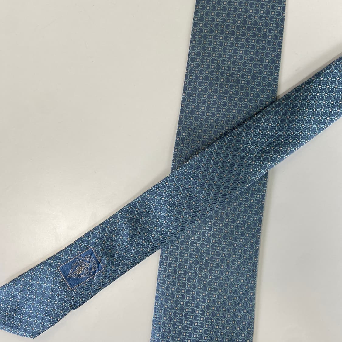 구찌(GUCCI)  G모노그램  명품 정품 넥타이 8.2cm 상품이미지4