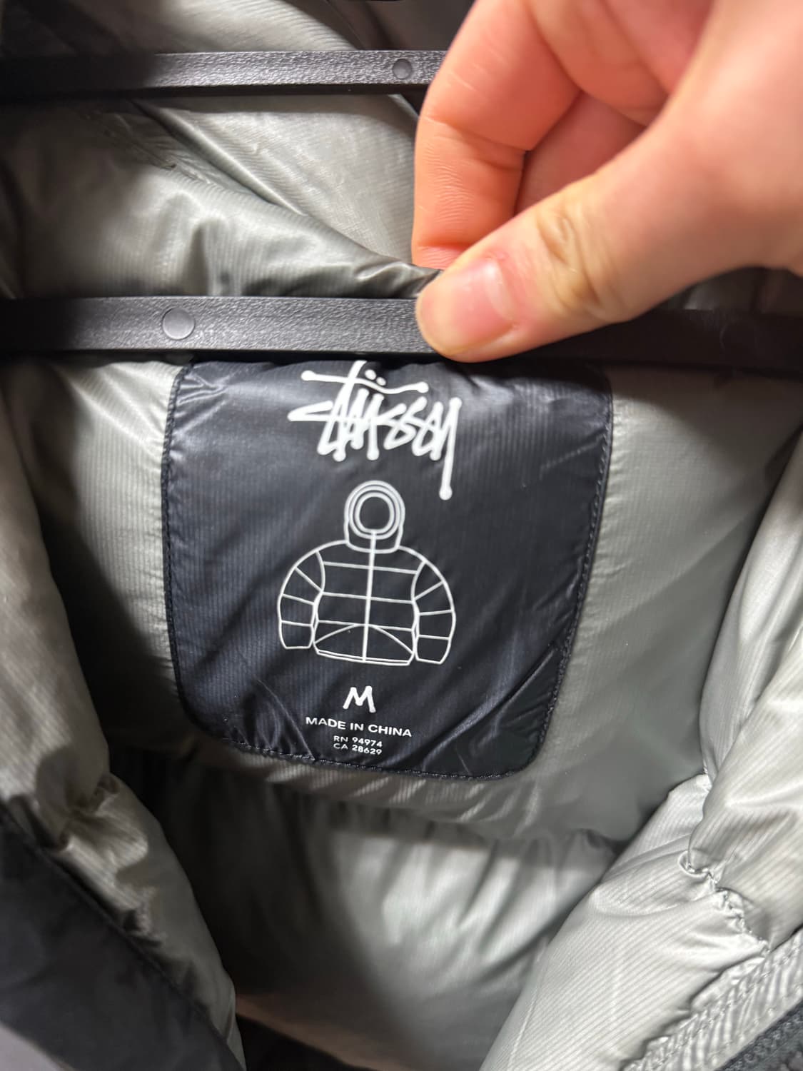 스투시 마이크로 립스탑 팬텀블랙 M사이즈 상품이미지3