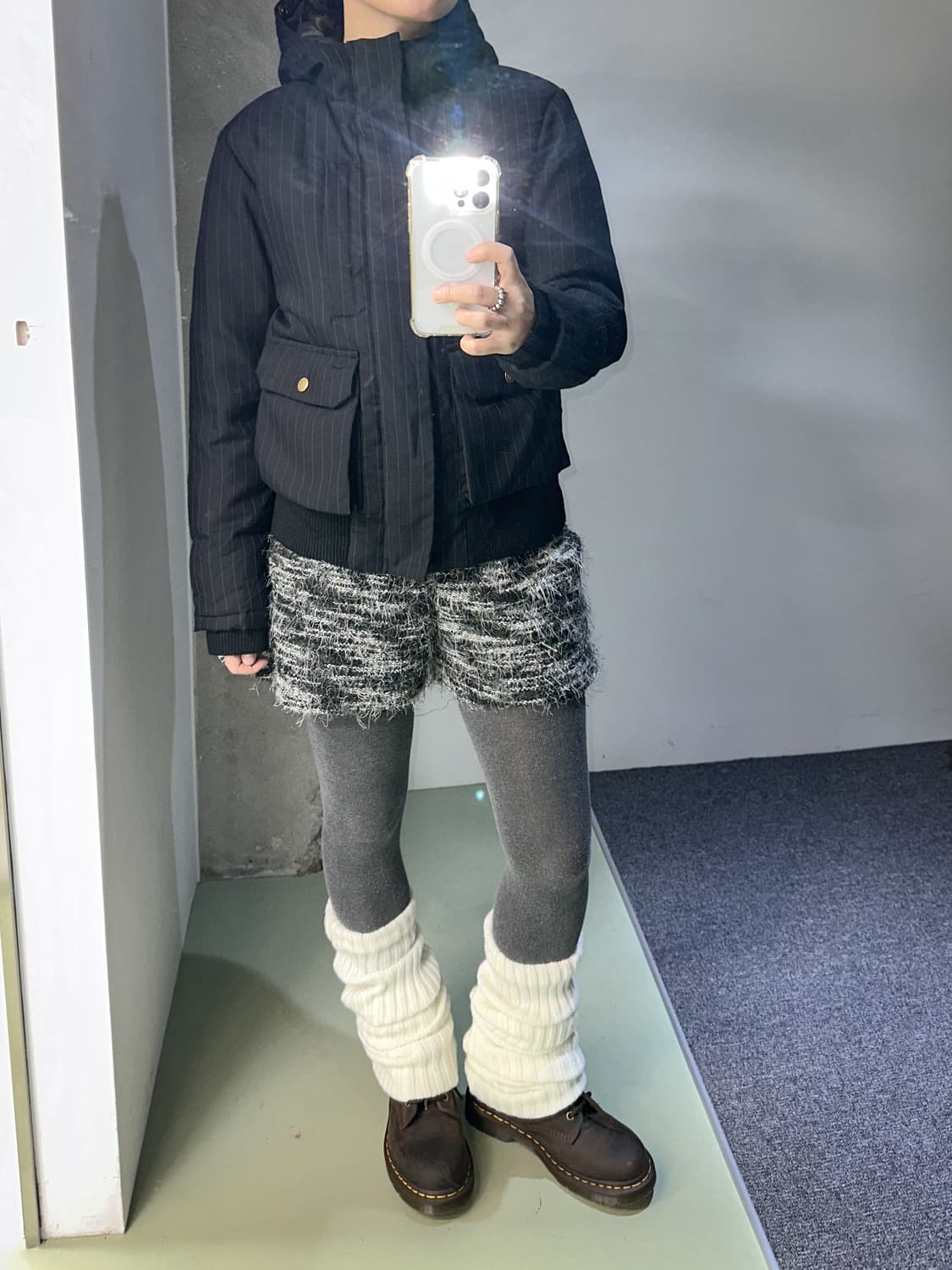 winter texture shorts 상품이미지3