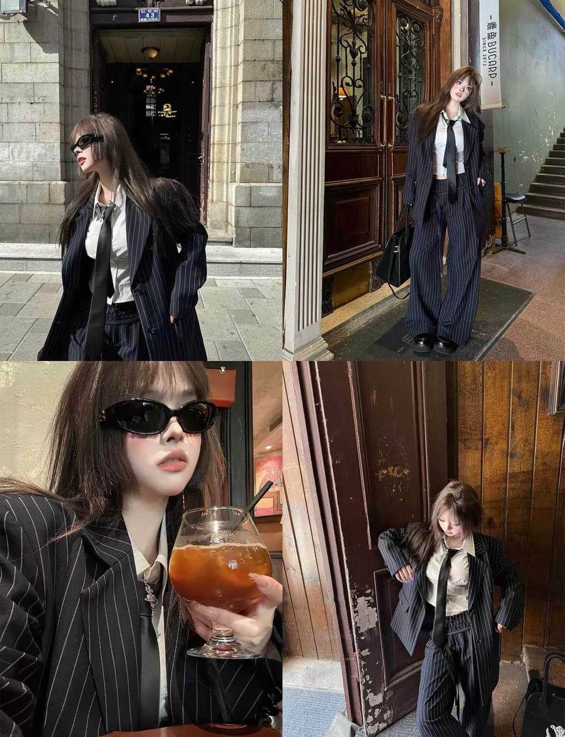 스트라이프 정장 Set up 상품이미지2