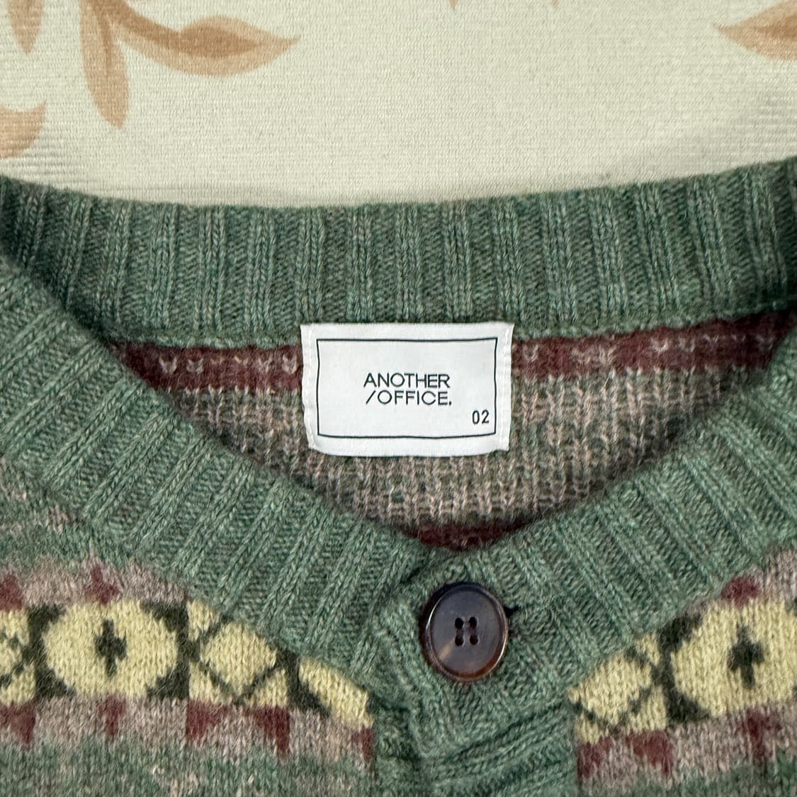 (2)어나더 오피스Another office 페어아일 가디건 상품이미지2