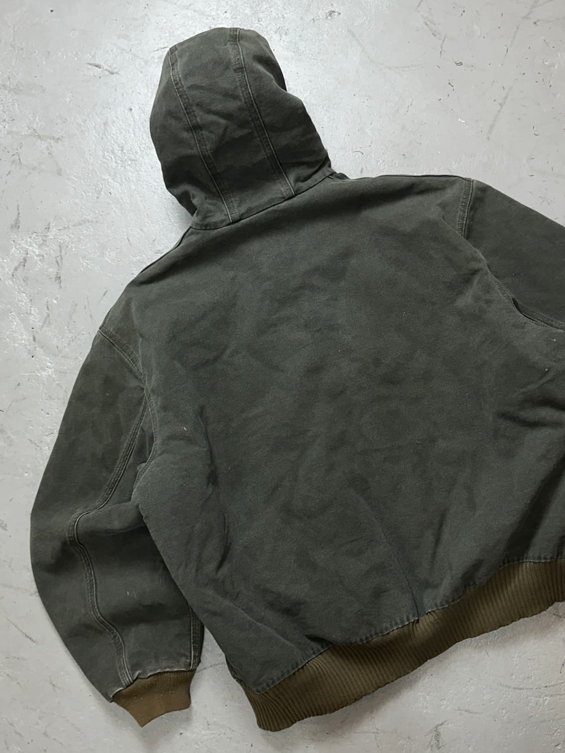 00's OG 칼하트 J130 액티브 자켓 구버전 칼하트 MOS 모스그린 상품이미지6