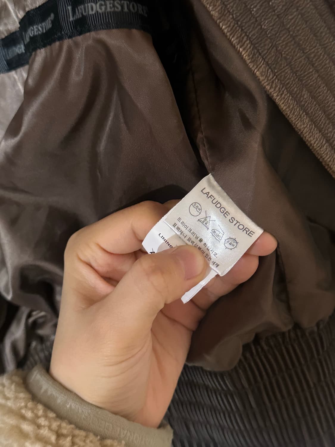 라퍼지포우먼 buffing leather 가죽 블루종 S 상품이미지7