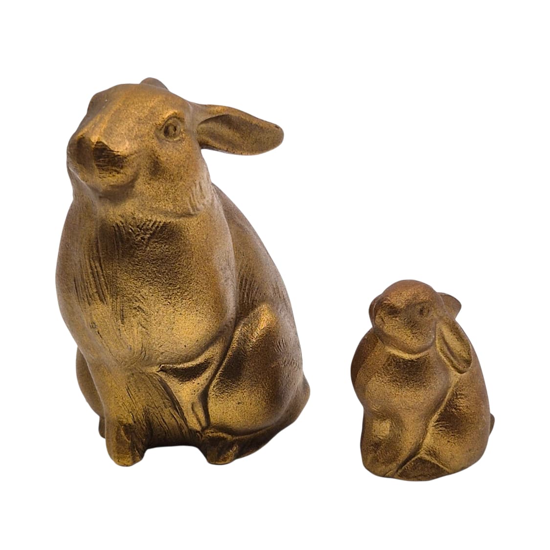 80s 엔틱 주물 토끼 가족 오브제 세트 상품이미지2