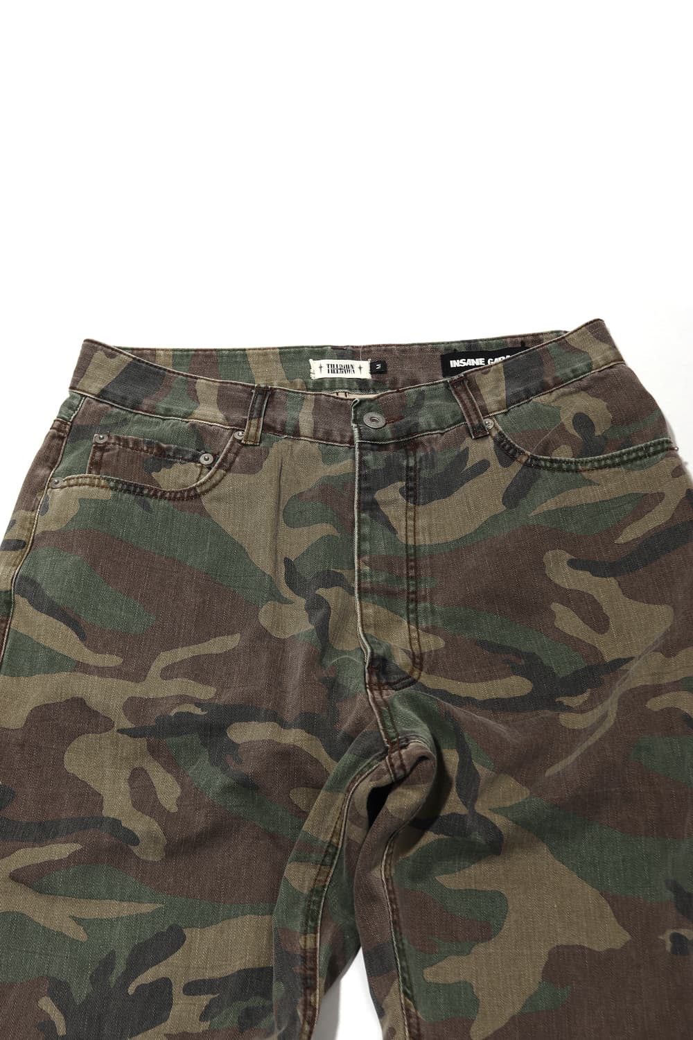 인세인개러지 x 틸던 카모 와이드핏 팬츠 size M 상품이미지3