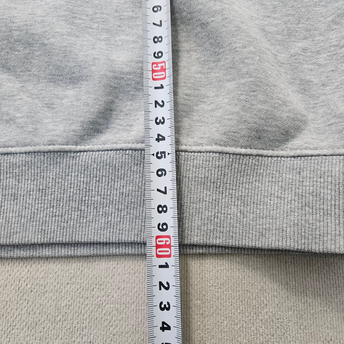 L 타미힐피거 스몰로고 그레이 맨투맨 0406Y 상품이미지7