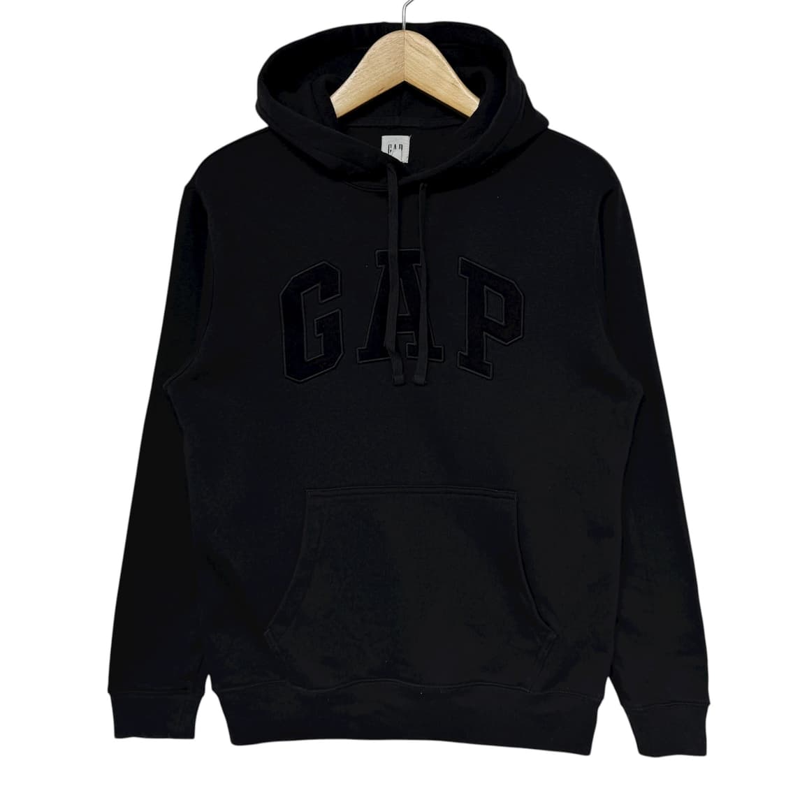 갭 로고 후드티 블랙 상품이미지1