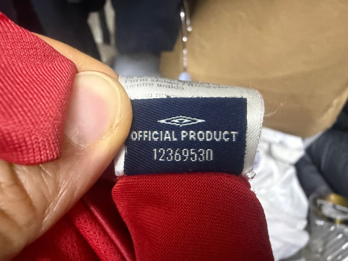 [S] 엄브로 잉글랜드 국대 06-08 어웨이 베컴 마킹 유니폼 상품이미지8