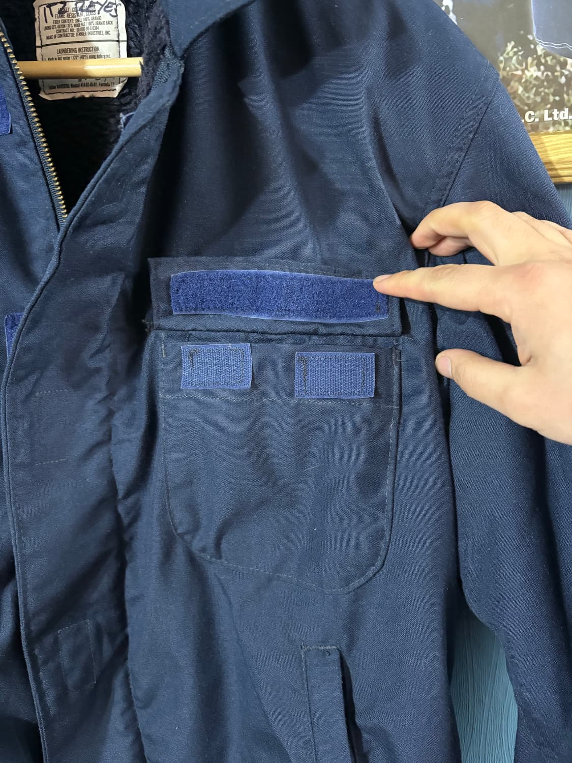 90's U.S Navy A-2 Deck Jacket. 상품이미지4