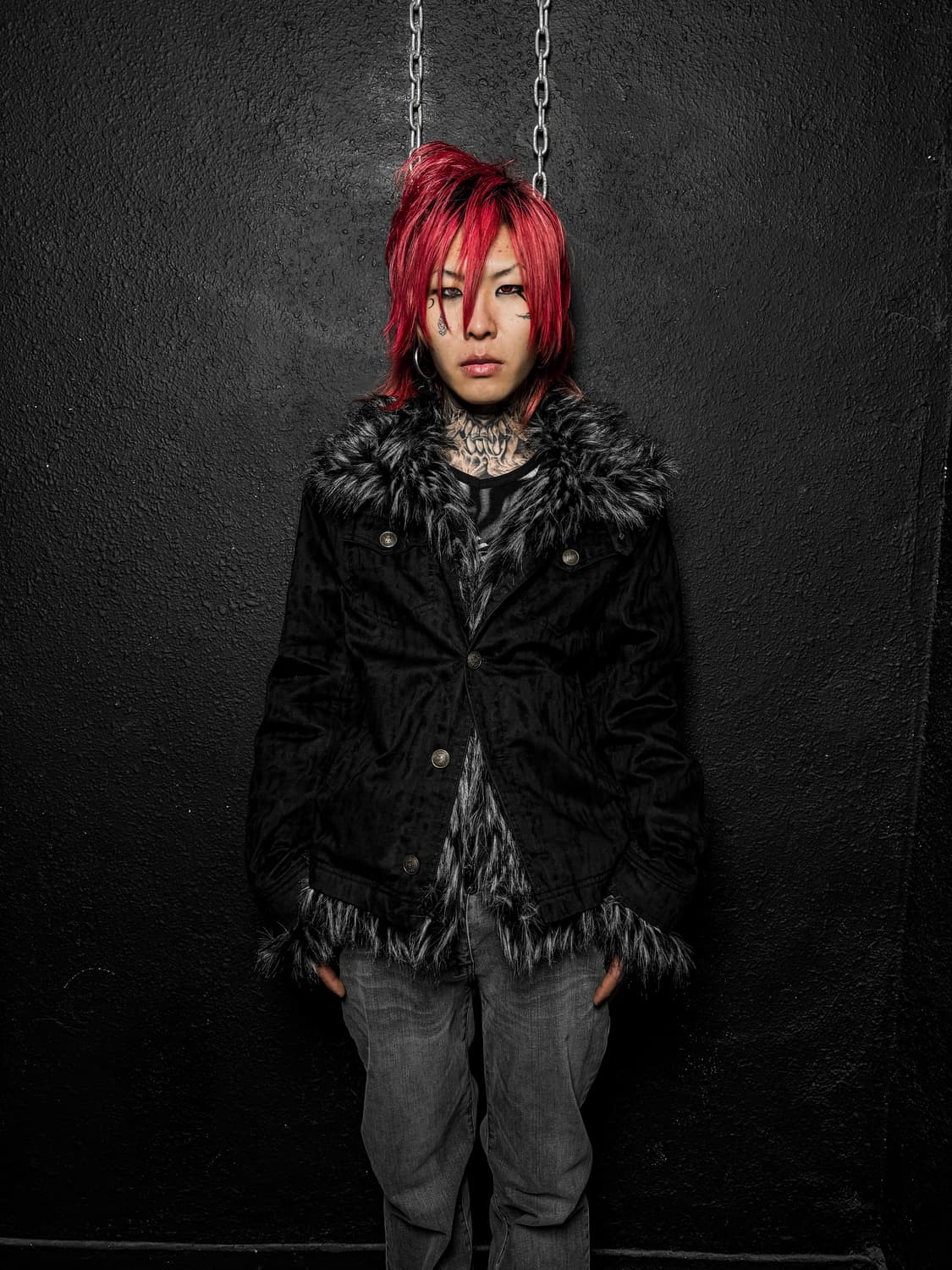 Detachable Fur Trim Jacket 상품이미지1