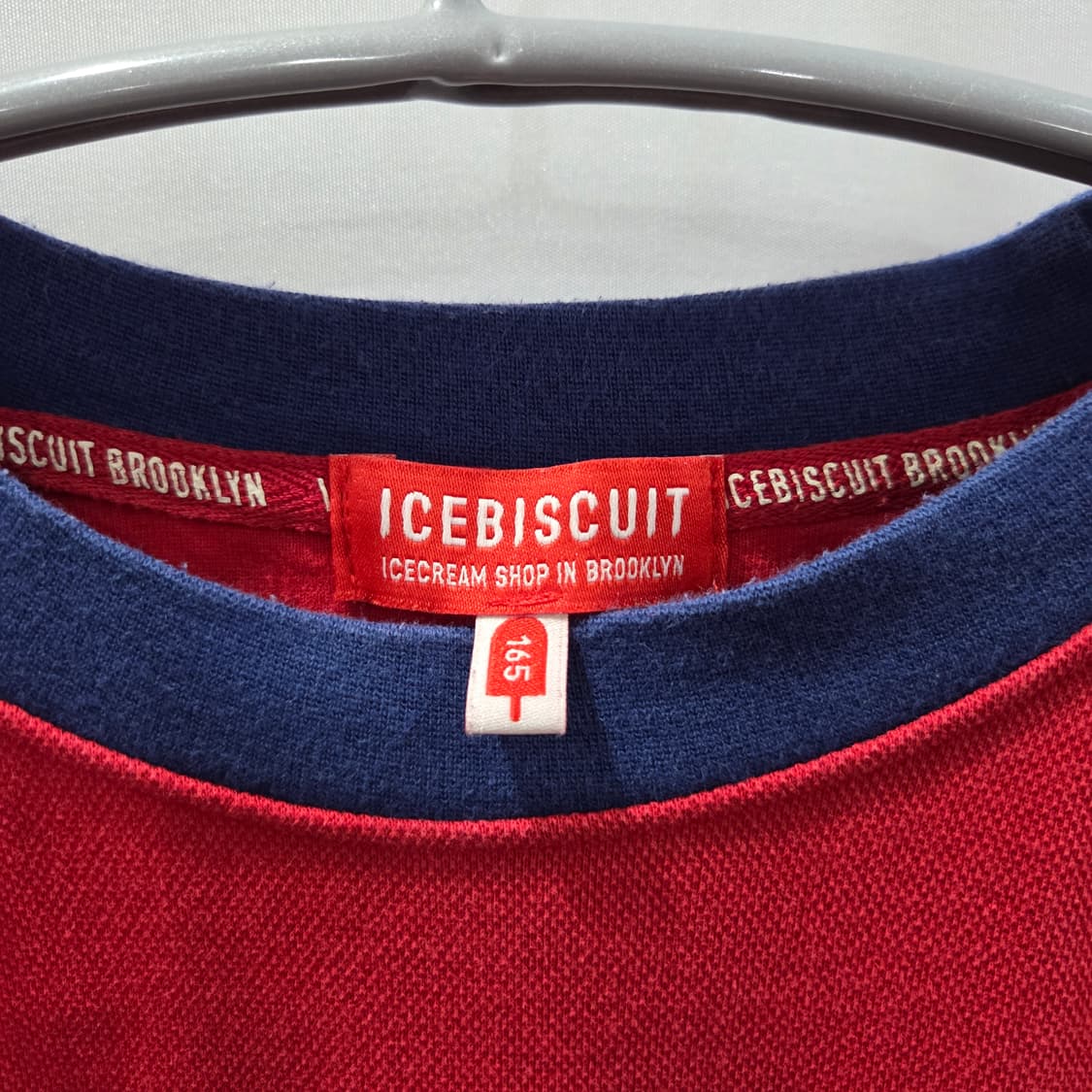 아이스비스킷 키즈 피케 프린팅 맨투맨 165  상품이미지2