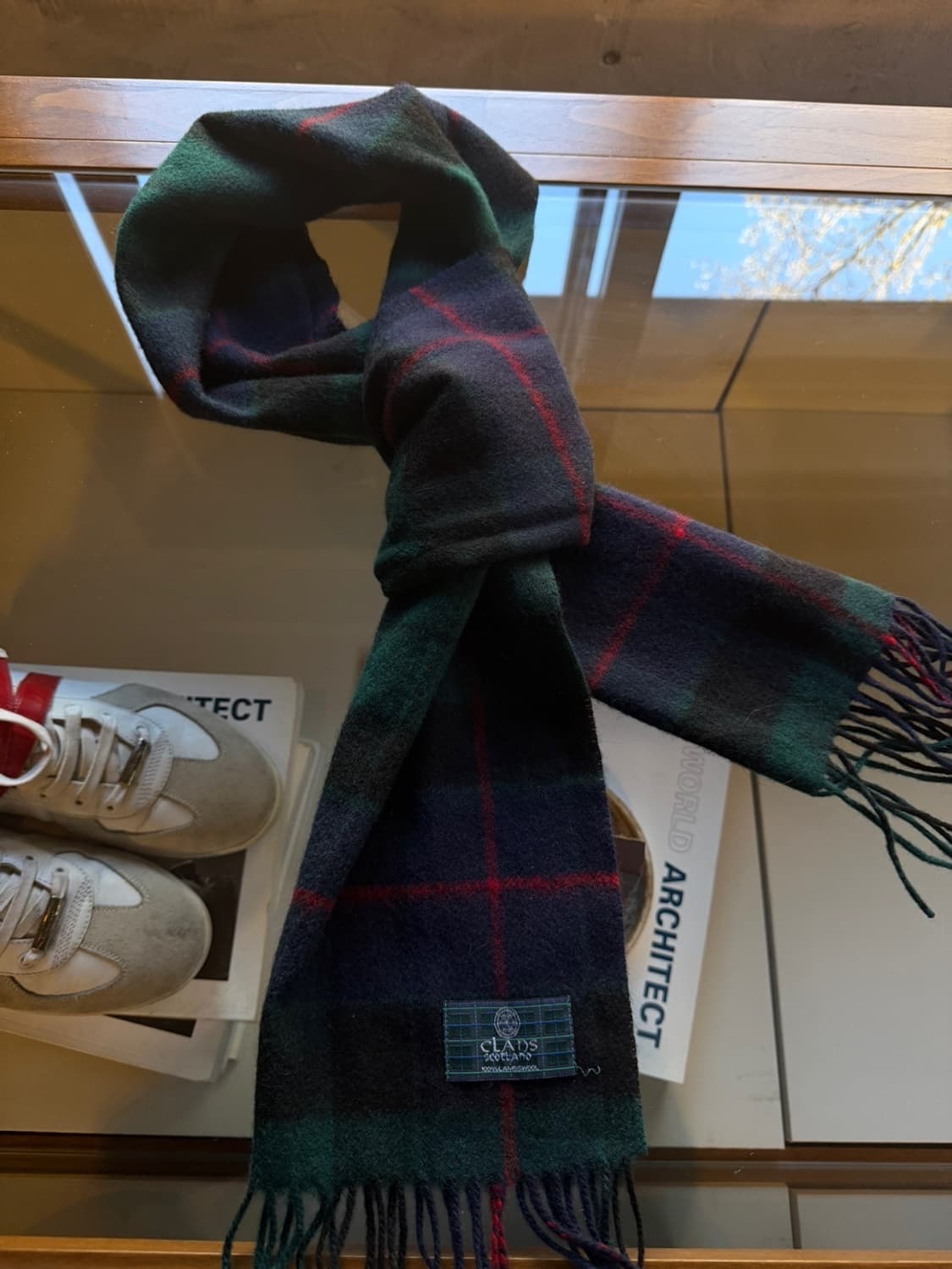 클래드 스코틀랜드 블랙와치 머플러 상품이미지1