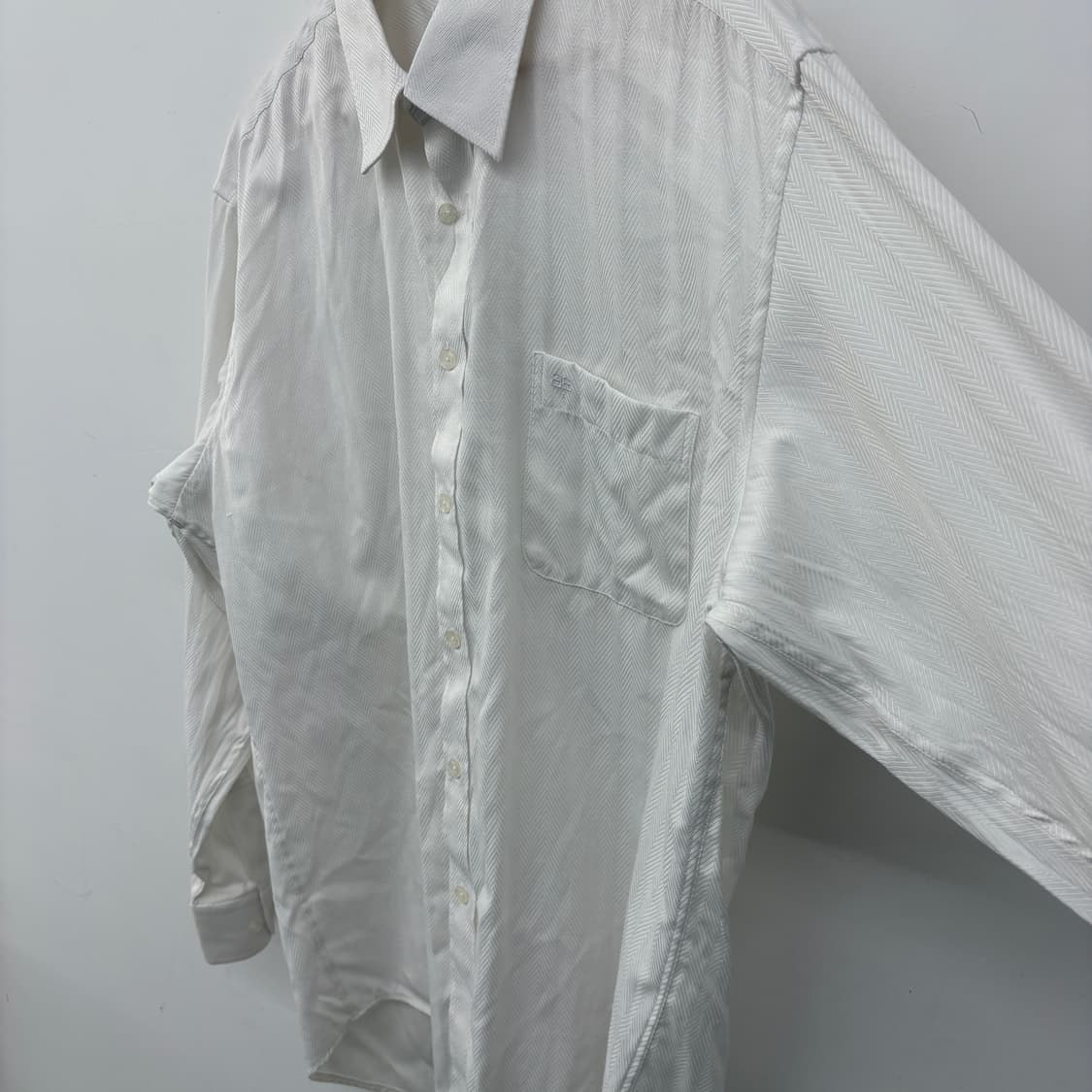 발렌시아가 헤링본 긴팔 셔츠 남성 XXL 상품이미지5