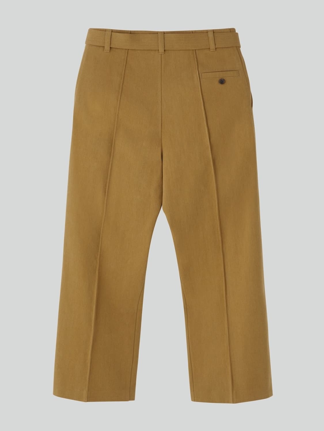 렉토 24FW 벨트 디테일 스트레이트핏 팬츠 베이지 상품이미지6