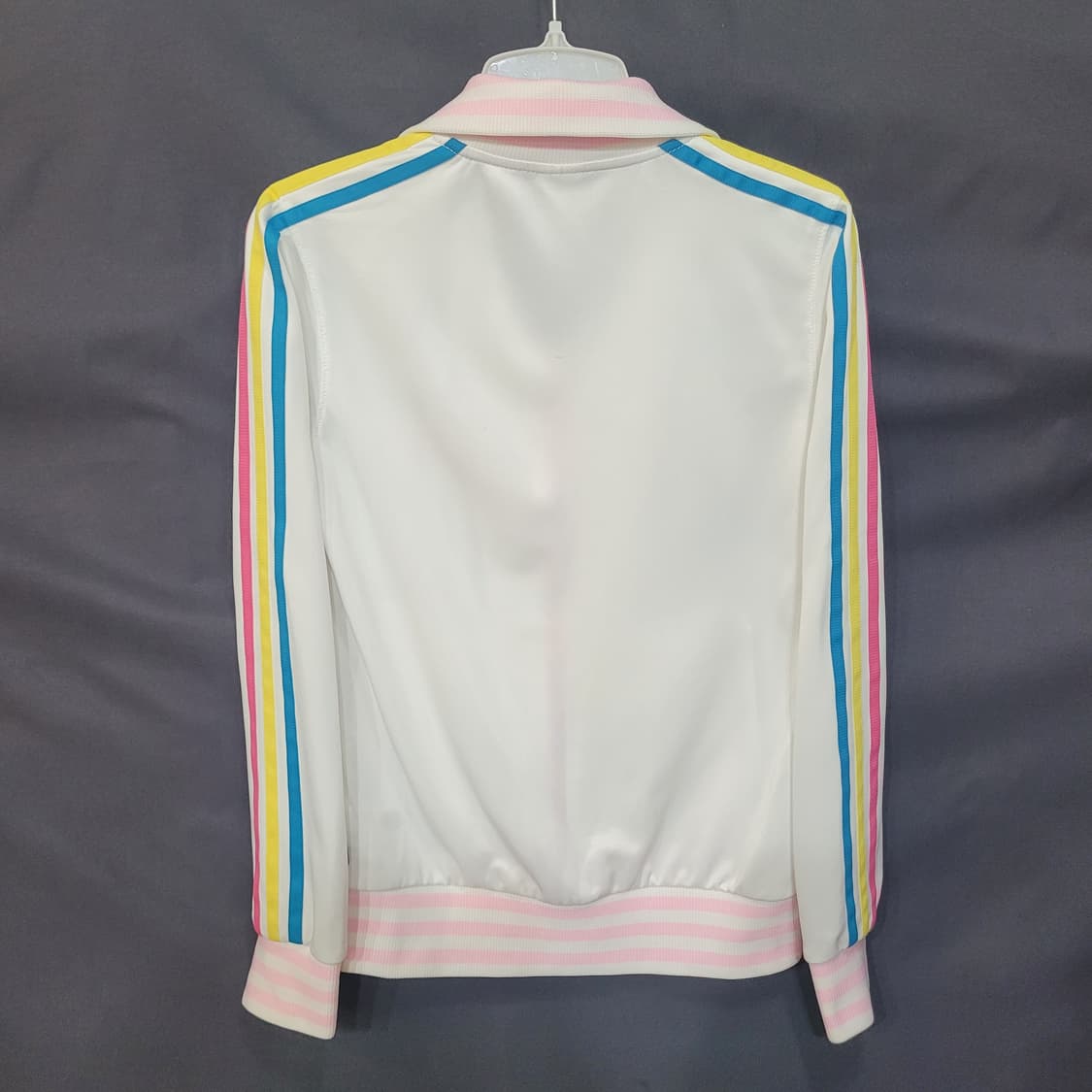 아디다스 스펠 로고 레인보우 딸기우유 트랙탑 대대장 희귀 져지 상품이미지3